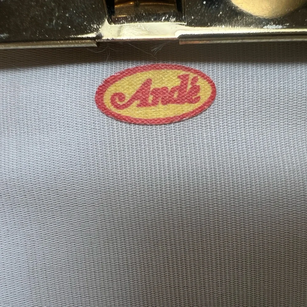 Vintage Ande’ Cream Top-Handle Bag